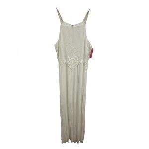 Xhilaration Boho sides cutout white maxi dress. Sz. L